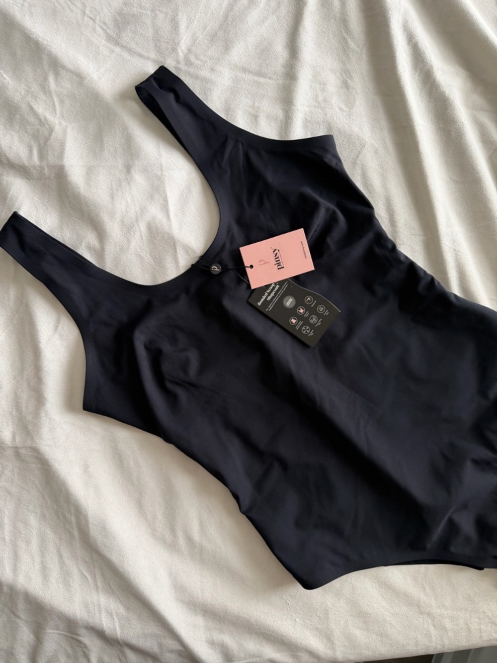 PINSY Black Sculpting Bodysuit NWT | Seamless Tank Size Medium